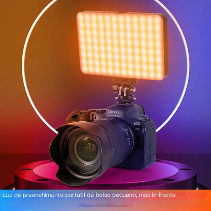 Portable RGB Pocket Light with Remote for Photography
