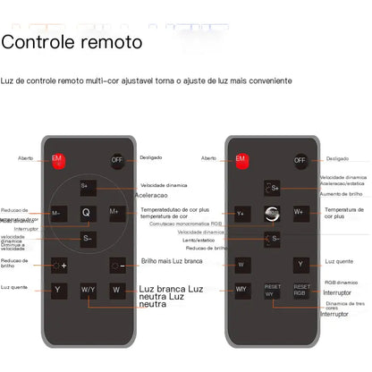 Portable RGB Pocket Light with Remote for Photography